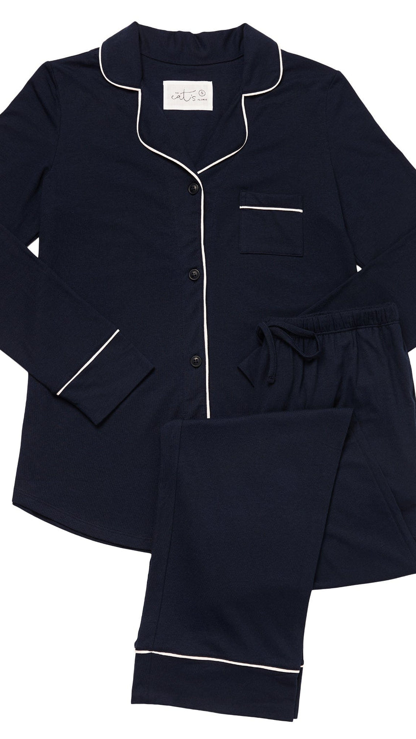 Classic Pima Knit Pajama - Midnight Extra Midnight