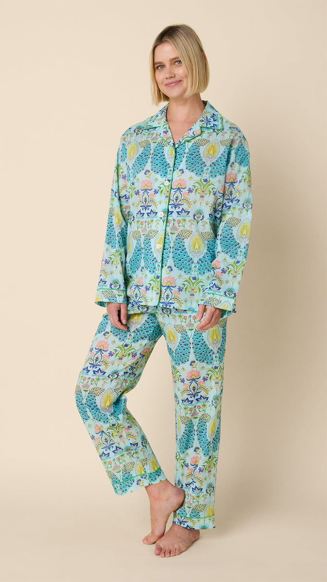 Peacock Voile Pajama – The Cat's Pajamas