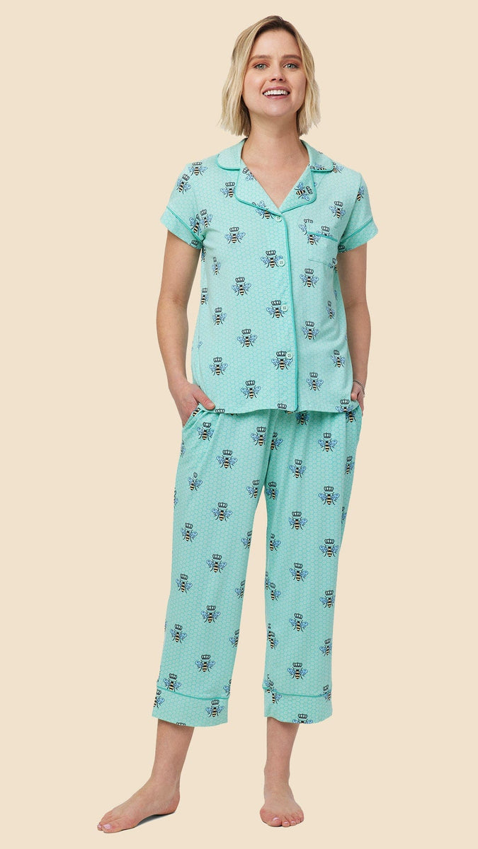Queen Bee Flannel Pajama - Pink – The Cat's Pajamas