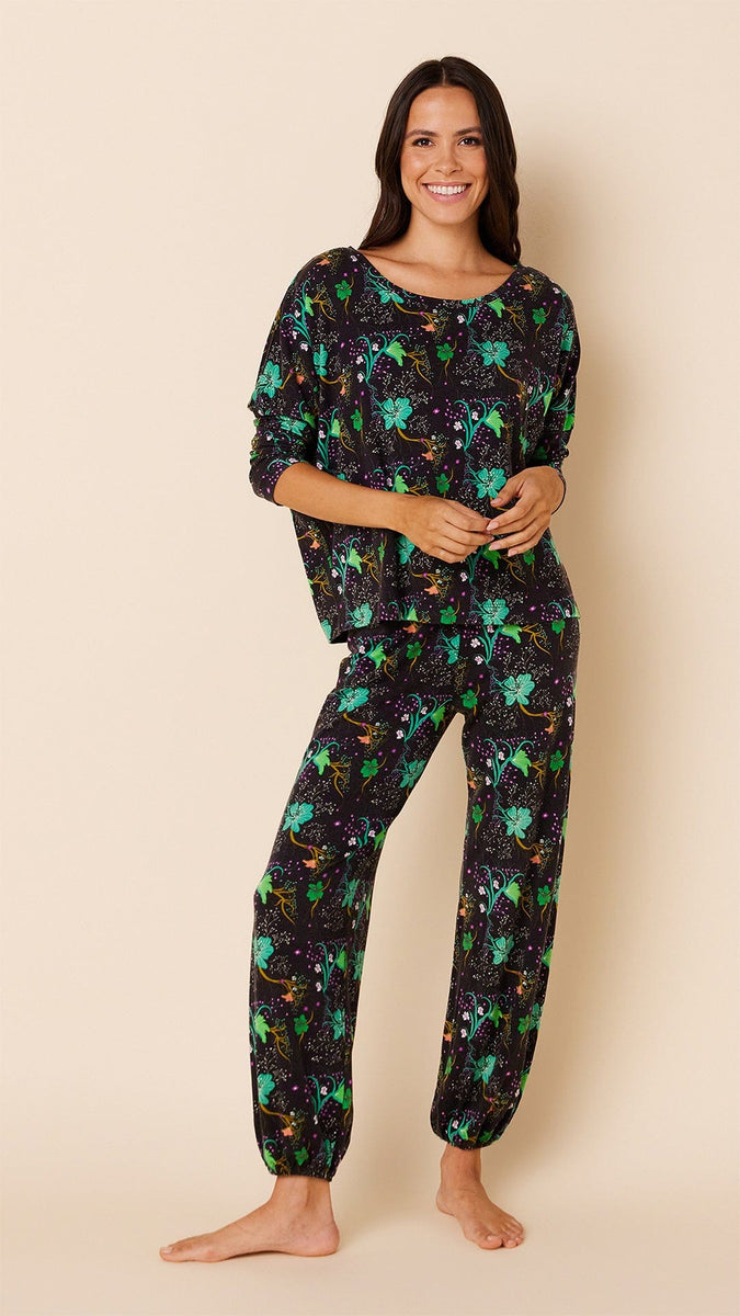 Stargazer Pima Knit Capri – The Cat's Pajamas