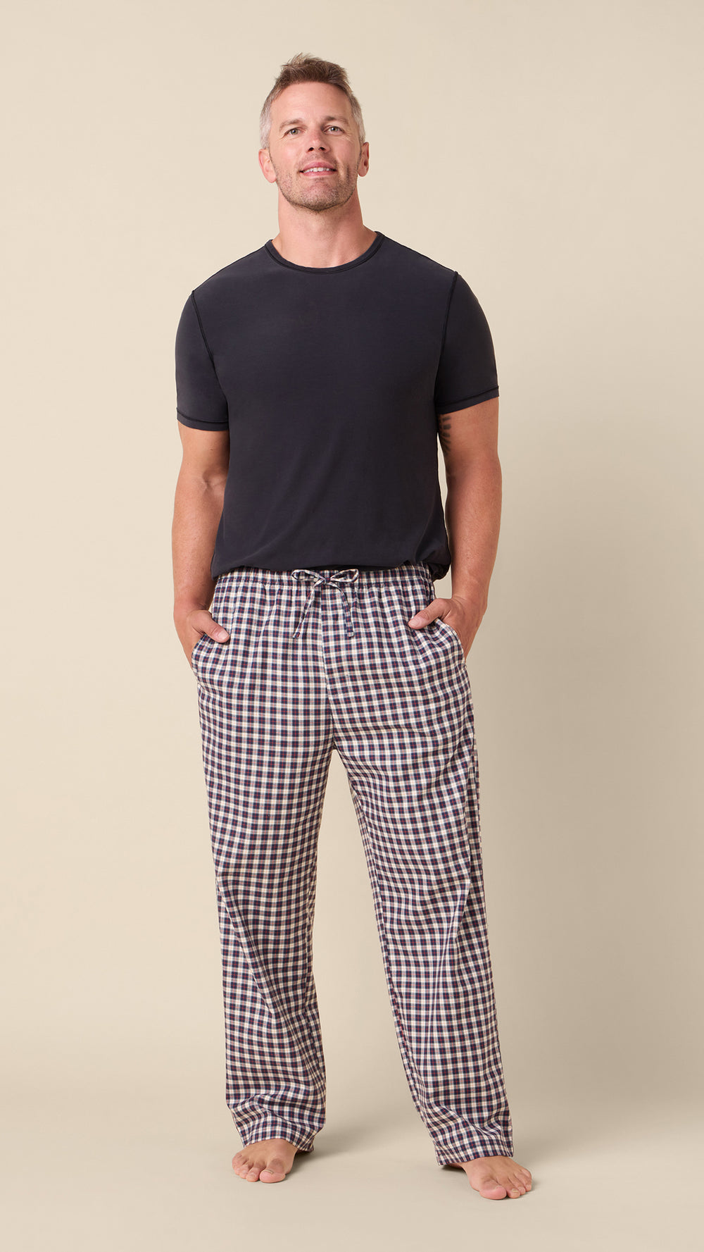 Adirondack Pima Flannel Pant Main Navy