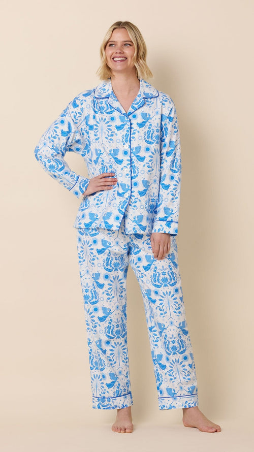 Angels Among Us Flannel Pajama Main White