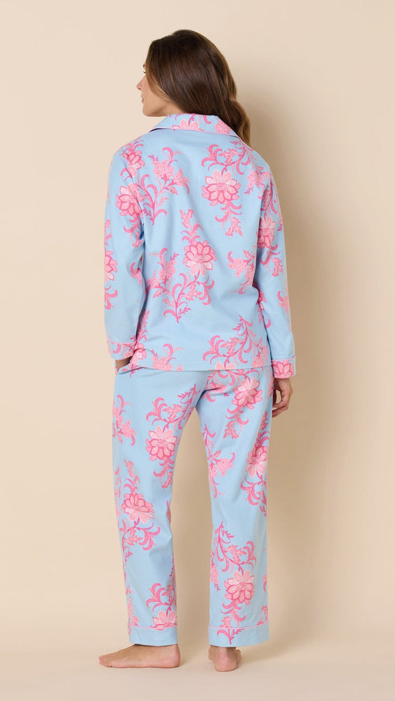 Ava Flannel Pajama Extra Blue