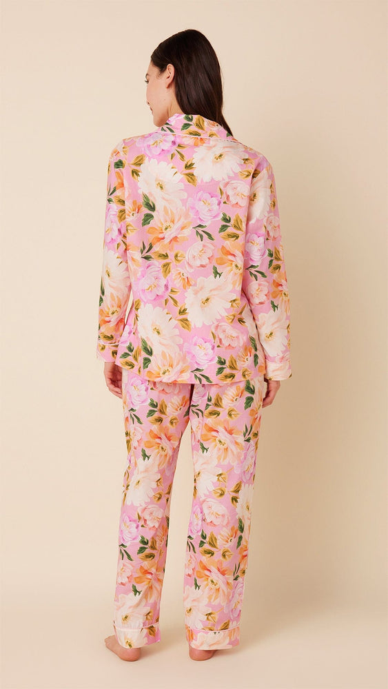 Blush Rose Luxe Pima Long-Sleeved Pajama Hover Pink