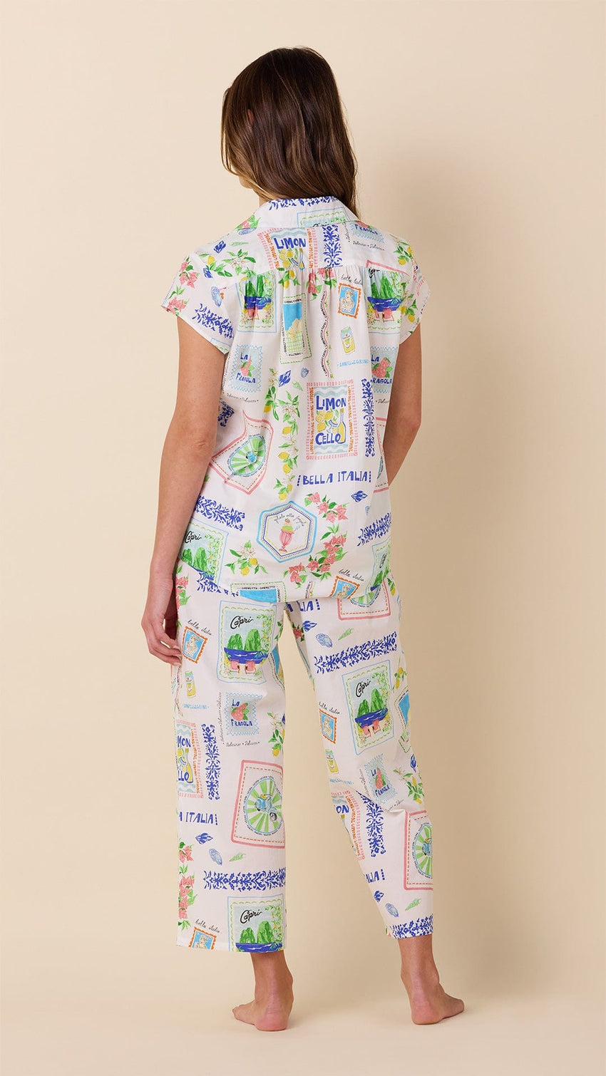 Bella Italia Luxe Pima Capri Set Hover White