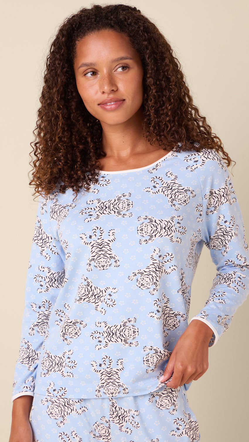 Bengal Blue Pima Knit Simple Set Extra Blue