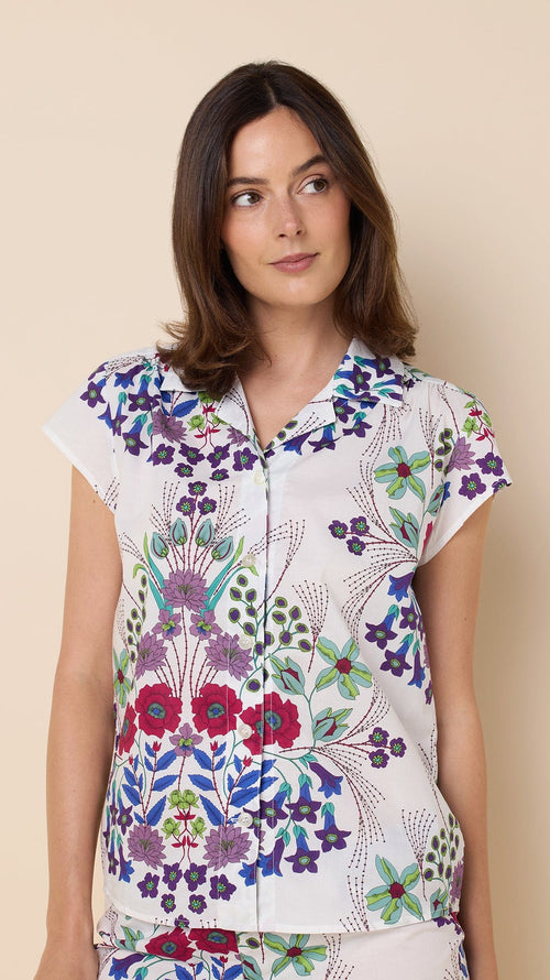 Blossom Luxe Pima Short Set Extra White