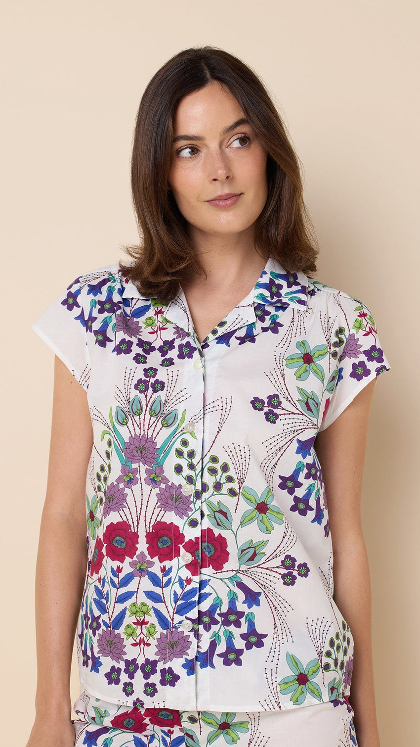 Blossom Luxe Pima Short Set Extra White