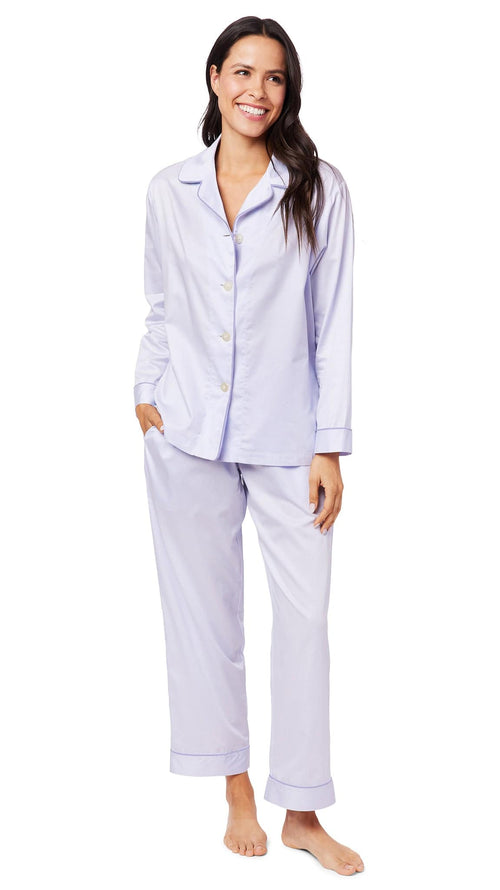 Classic Luxe Pima Pajama - Periwinkle Main Lavender