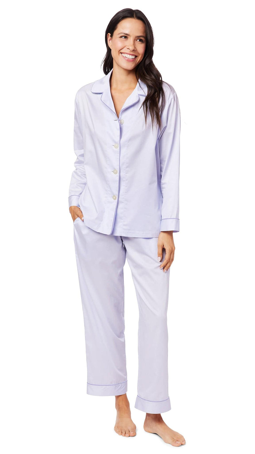 Classic Luxe Pima Pajama - Periwinkle Main Lavender