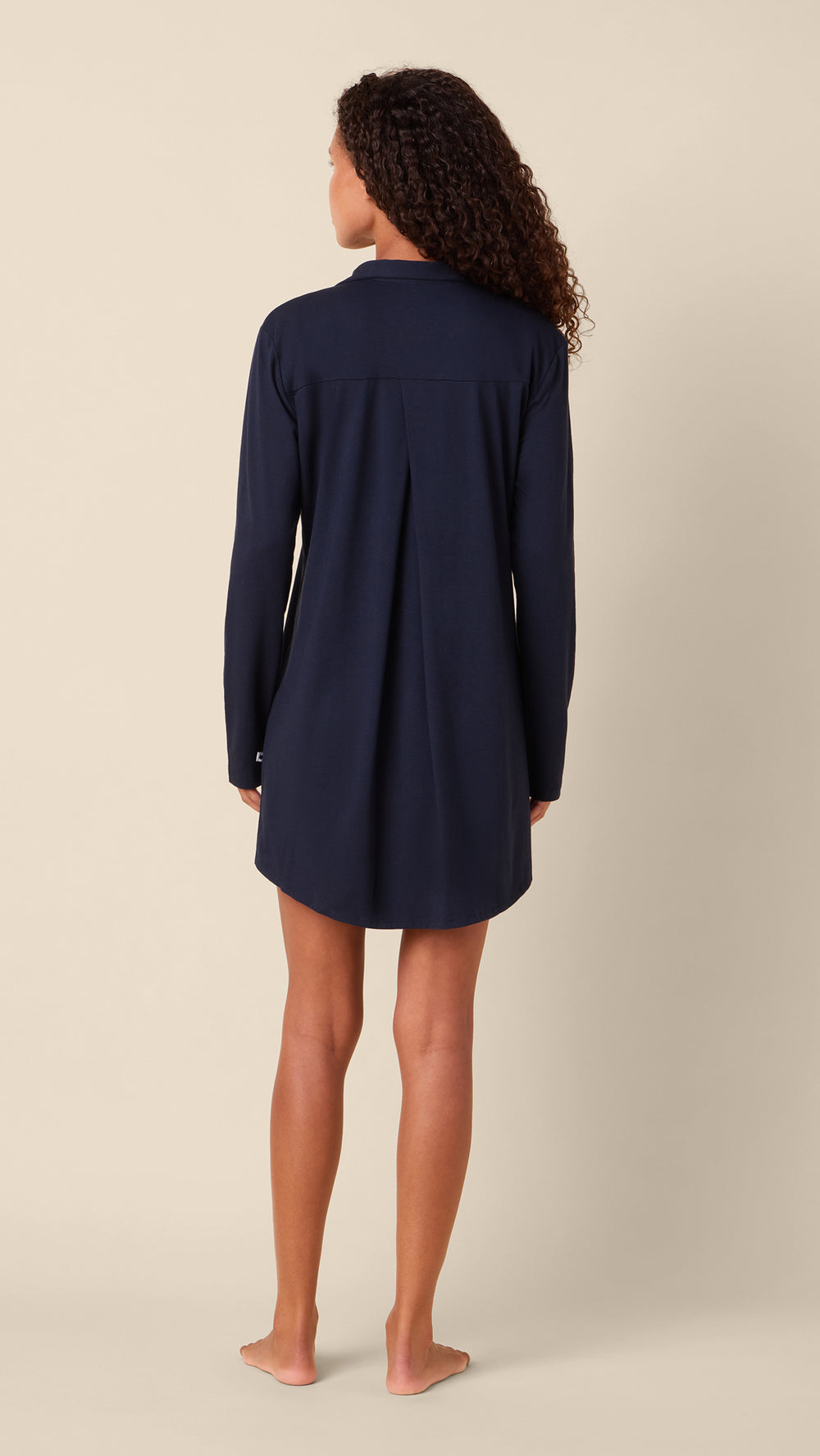 Classic Pima Knit Night Shirt - Midnight Hover Midnight