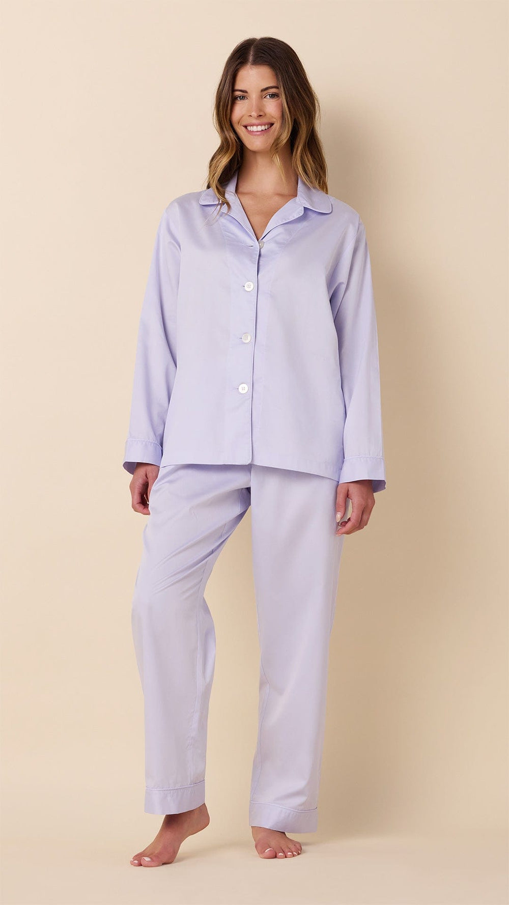 Classic Luxe Pima Pajama - Periwinkle Hover Periwinkle