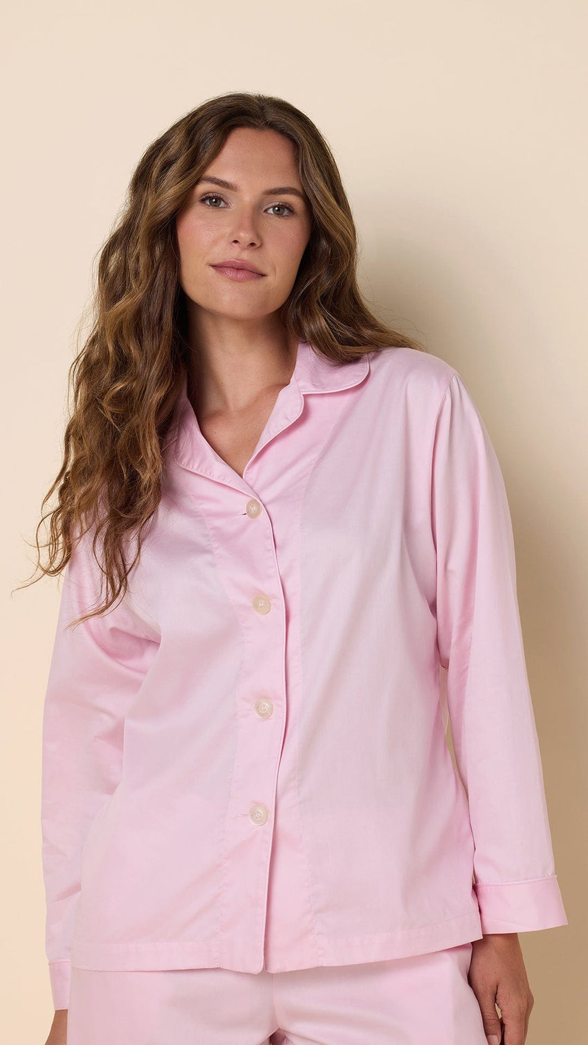 Classic Luxe Pima Pajama - Pink Wide Pink