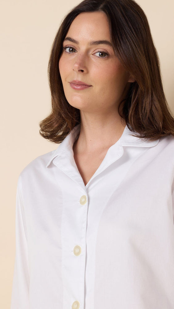 Classic Luxe Pima Pajama - White Extra White