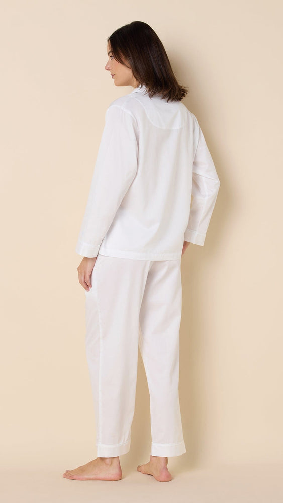 Classic Luxe Pima Pajama - White Hover White