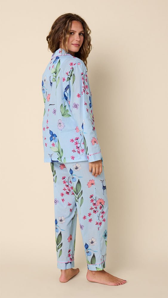 Deerly Voile Pajama Hover Blue