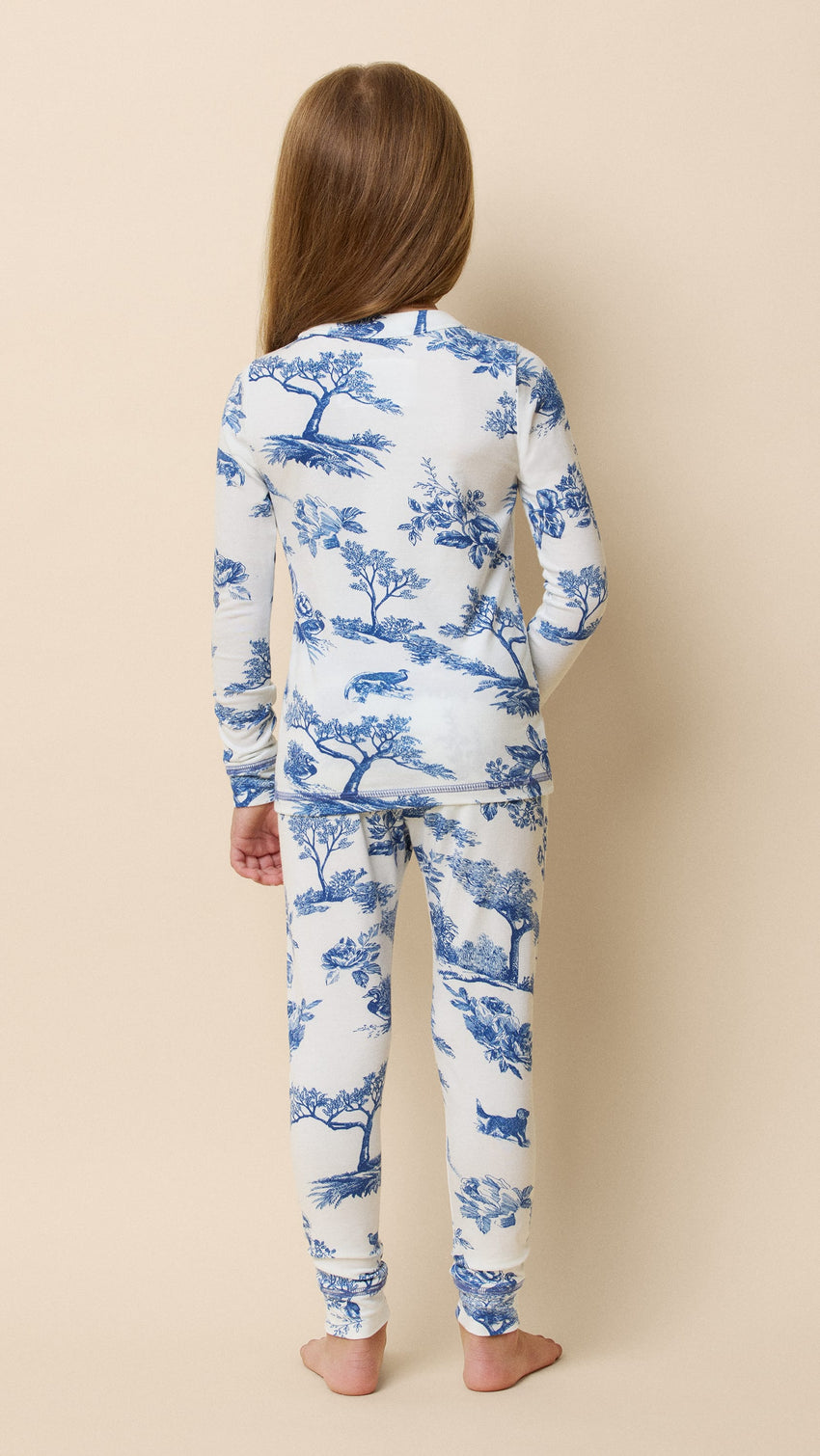 Field & Feather Pima Knit Kid's Pullover Set Extra White