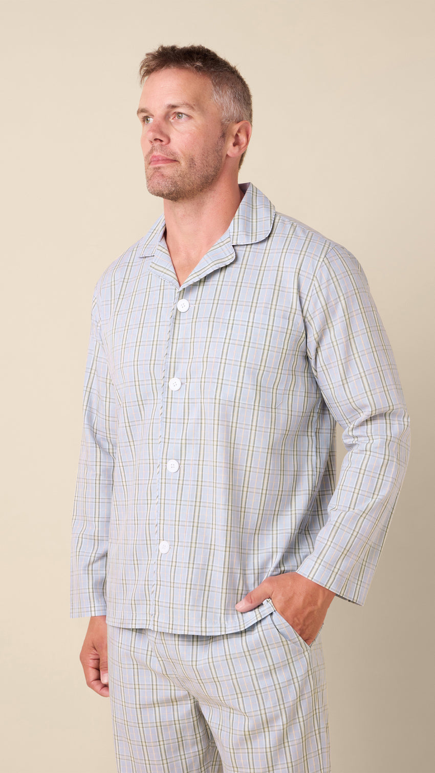 Greenport Luxe Pajama Set Extra Blue