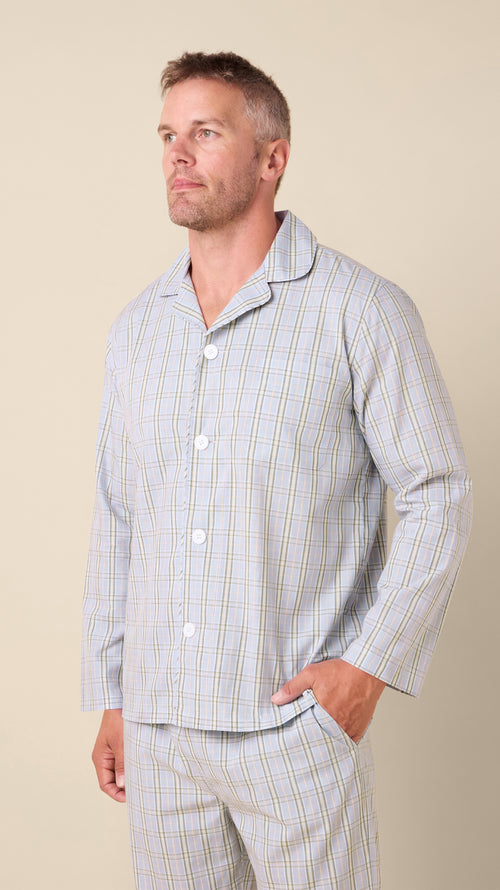 Greenport Luxe Pajama Set Extra Blue