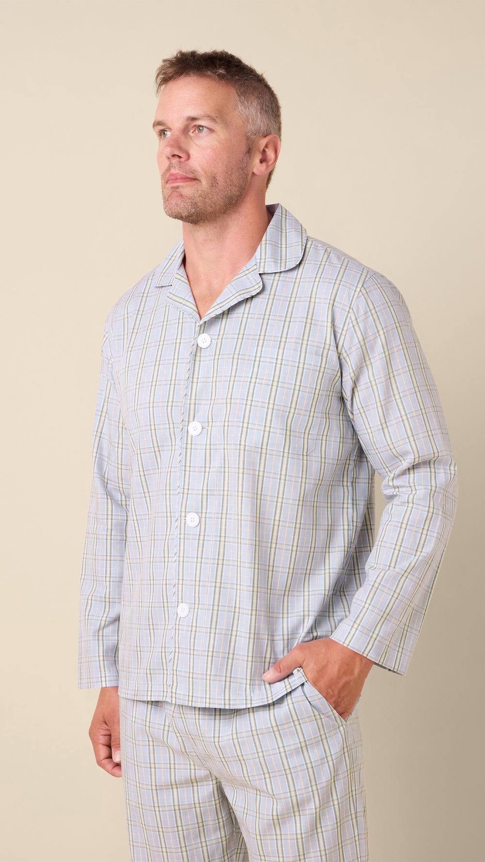 Greenport Luxe Pajama Set Extra Blue