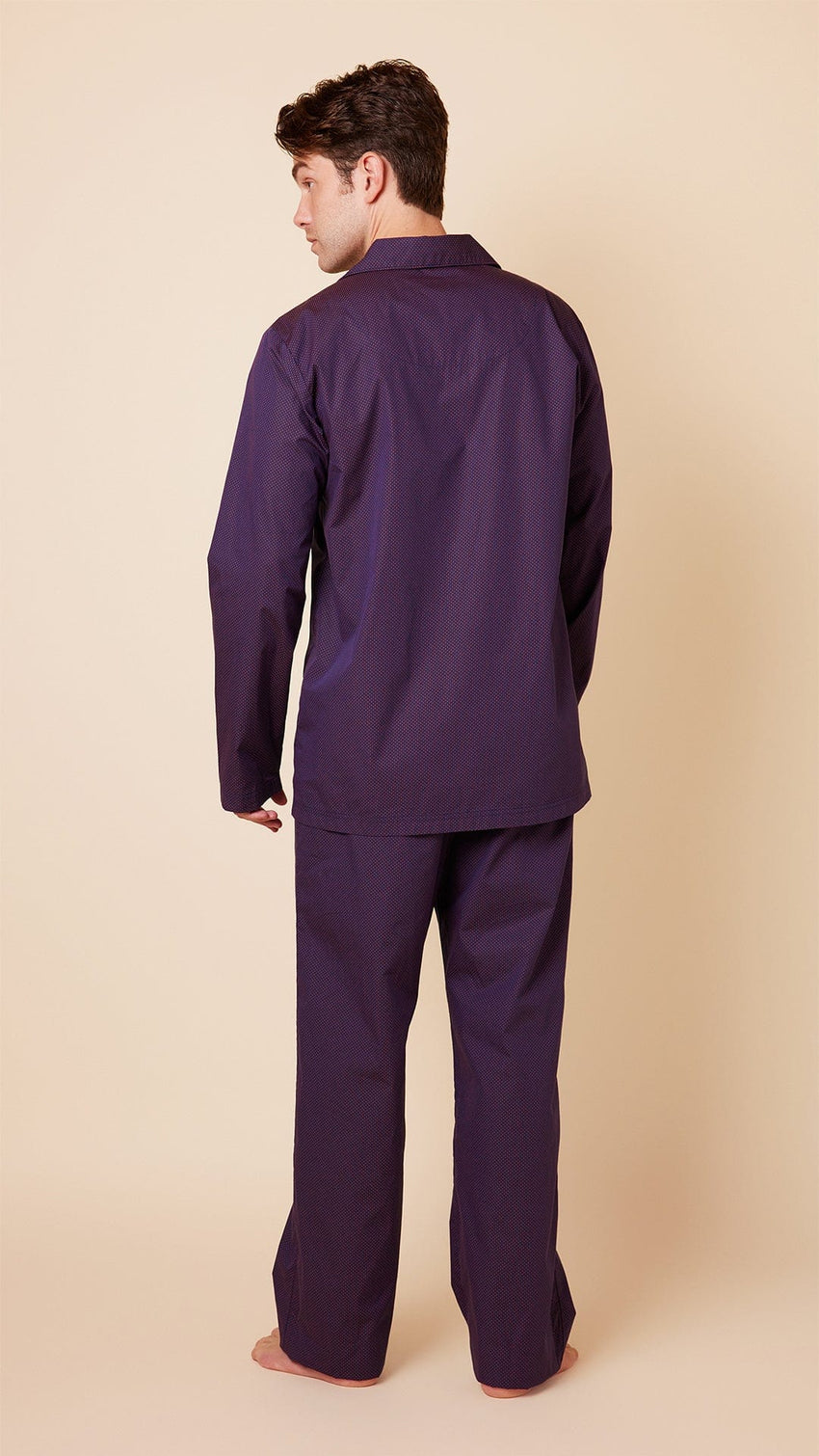TriBeca Men's Luxe Pima Pajama Hover Blue