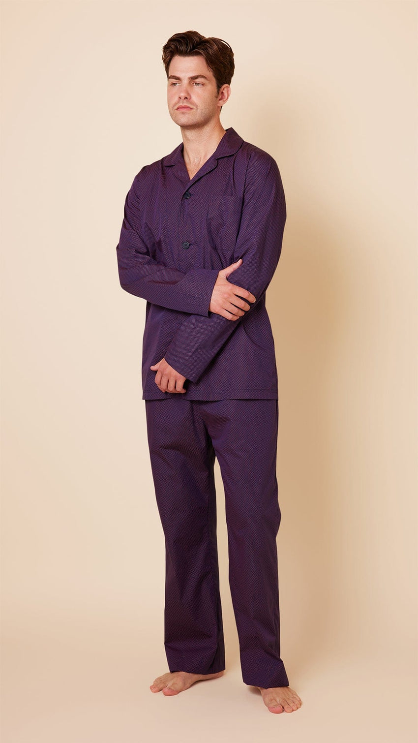 TriBeca Men's Luxe Pima Pajama Extra Blue