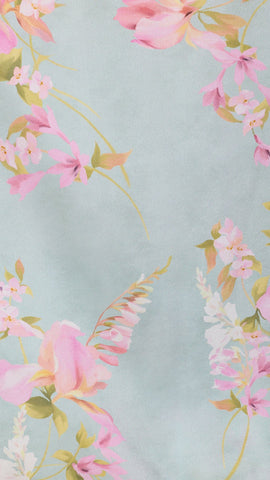 Moonlit Garden Silk Scrunchy