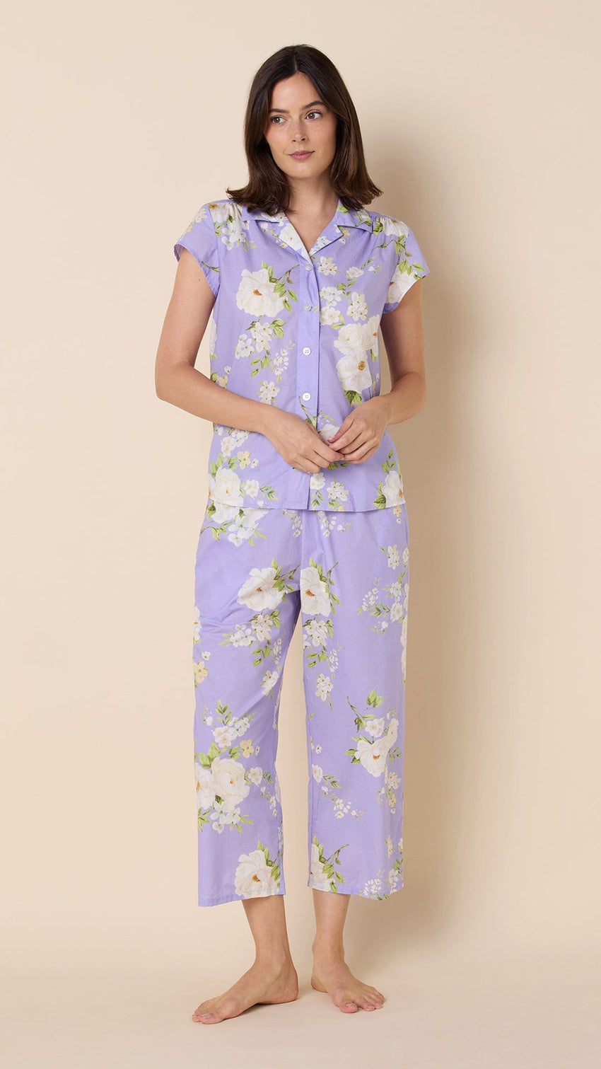 Orla Luxe Pima Capri - Lavender Extra Wide Lavender