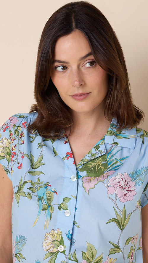 Perch and Bloom Luxe Pima Capri Extra Blue