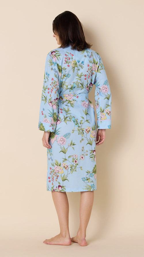 Perch and Bloom Luxe Pima Shawl Collar Robe Hover Blue