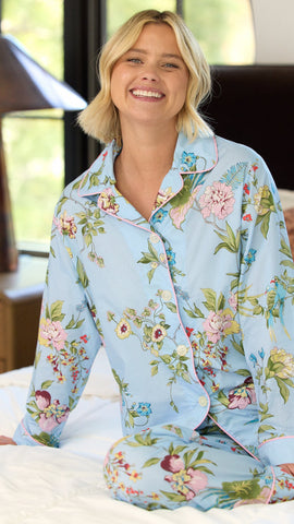 Palmera Pima Knit Long-Sleeved Pajama