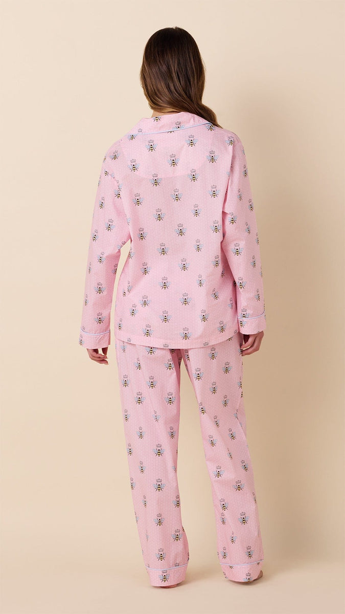Queen Bee Luxe Pima Pajama - Pink – The Cat's Pajamas
