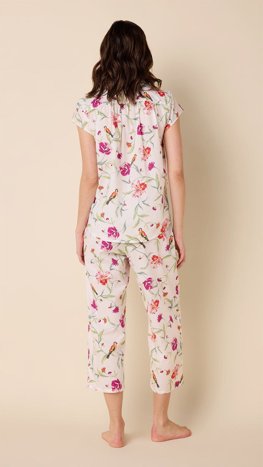 Rosa & Bird Luxe Pima Capri Hover White
