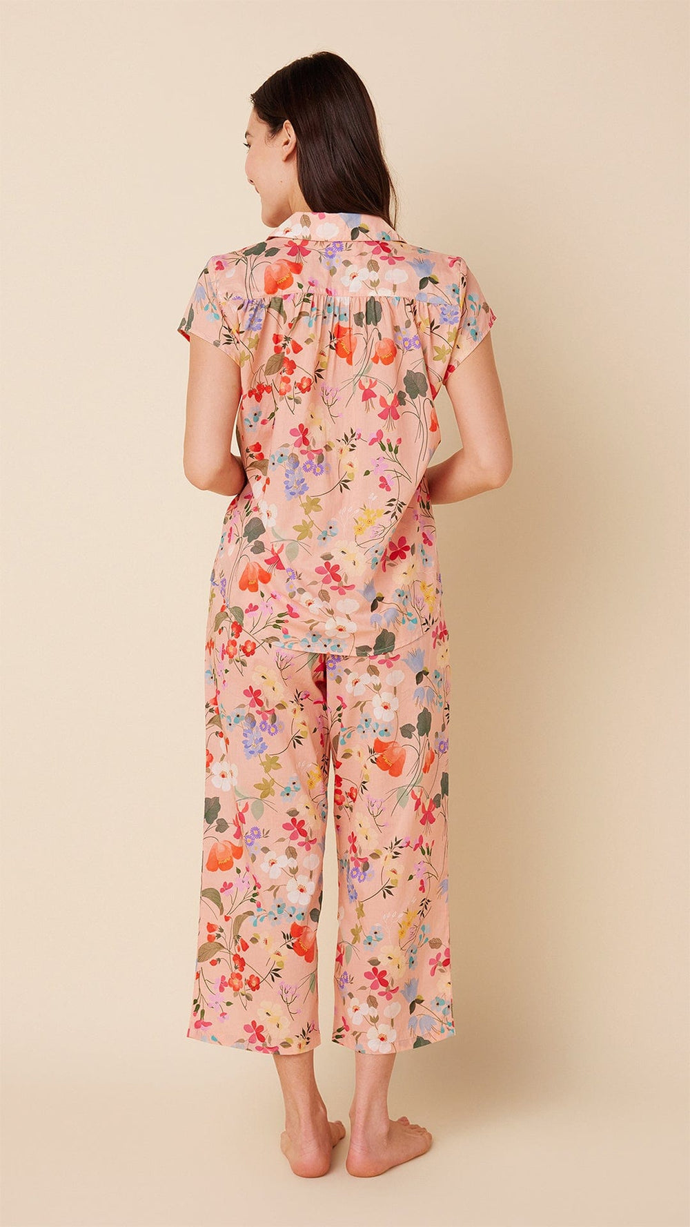 Strawberry Fields Voile Capri Extra Pink