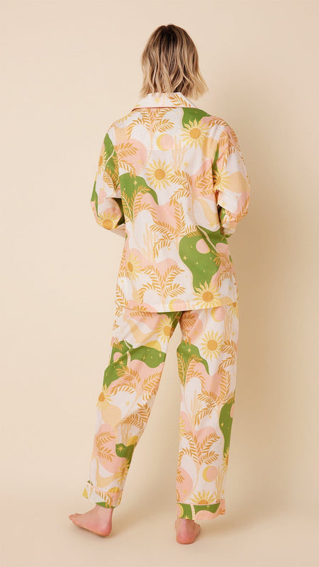 The Cat's Pajamas Women's Sushi Poplin Cotton Pajama Pant in