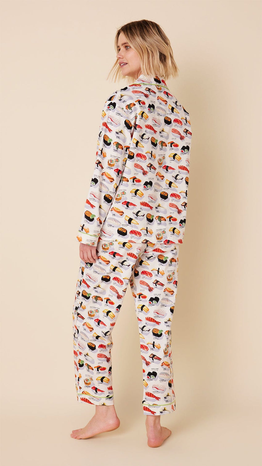 Sushi Poplin Pajama - White Extra White