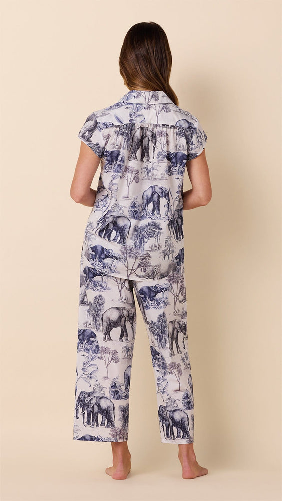 Safari Toile Luxe Pima Capri Extra White