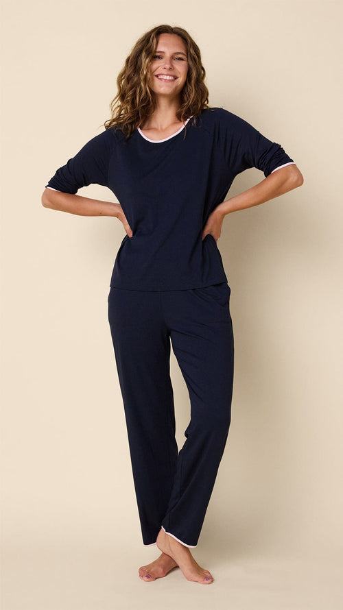 Classic Pima Knit Simple Set - Midnight Main Midnight