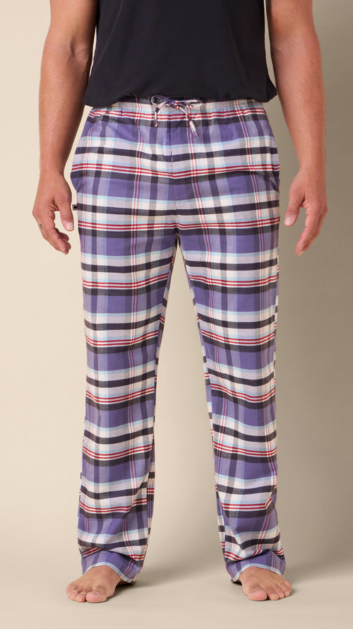 Telluride Men's Pima Flannel Pant Hover White