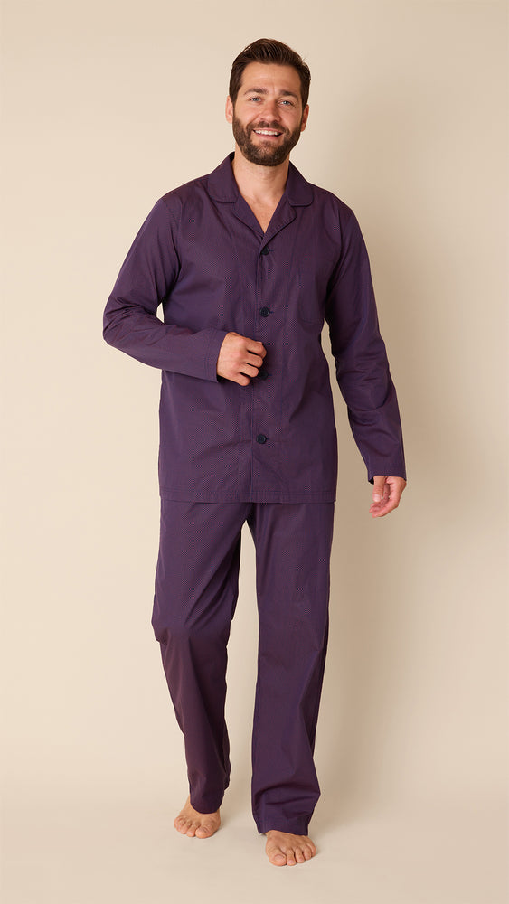 TriBeca Men's Luxe Pima Pajama Main Blue