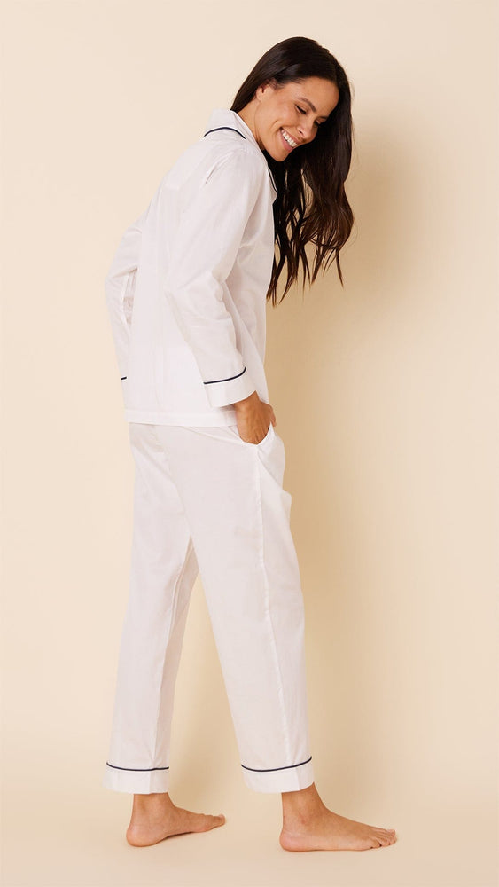 Classic Luxe Pima Pajama - White Hover Extra White