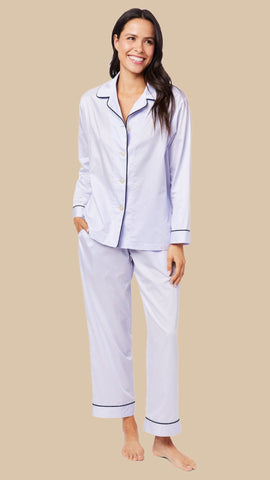 Classic Luxe Pima Pajama - Periwinkle