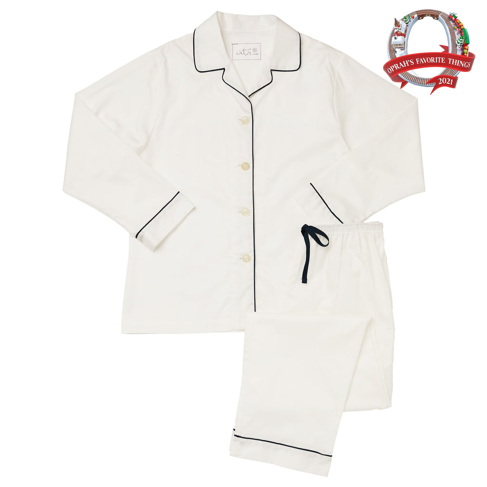 Classic Luxe Pima Pajama - White Extra White