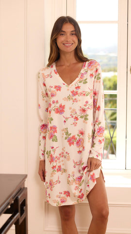 Wing & Bloom Pima Knit Sleep Shirt