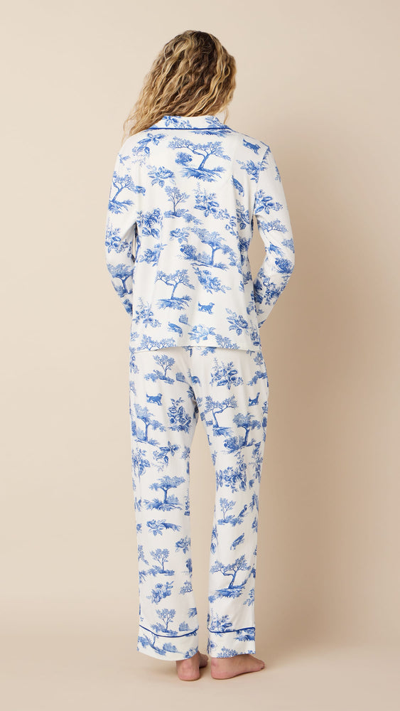 Field & Feather Pima Knit Long-Sleeved Pajama Extra White