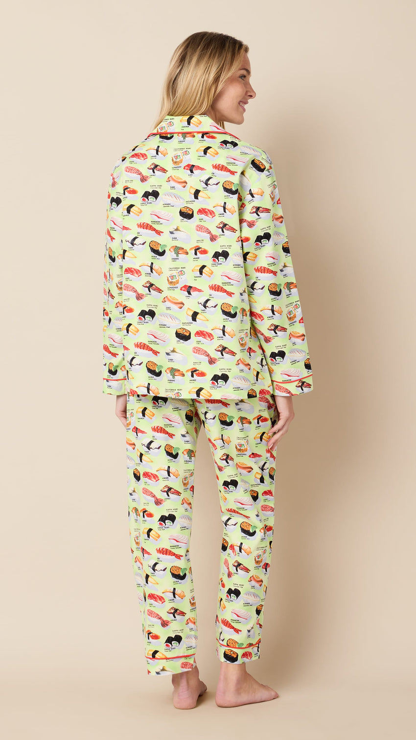Sushi Poplin Pajama - Wasabi Extra Wasabi