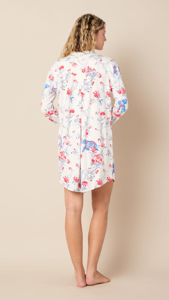 Zoe Pima Knit Night Shirt Extra White