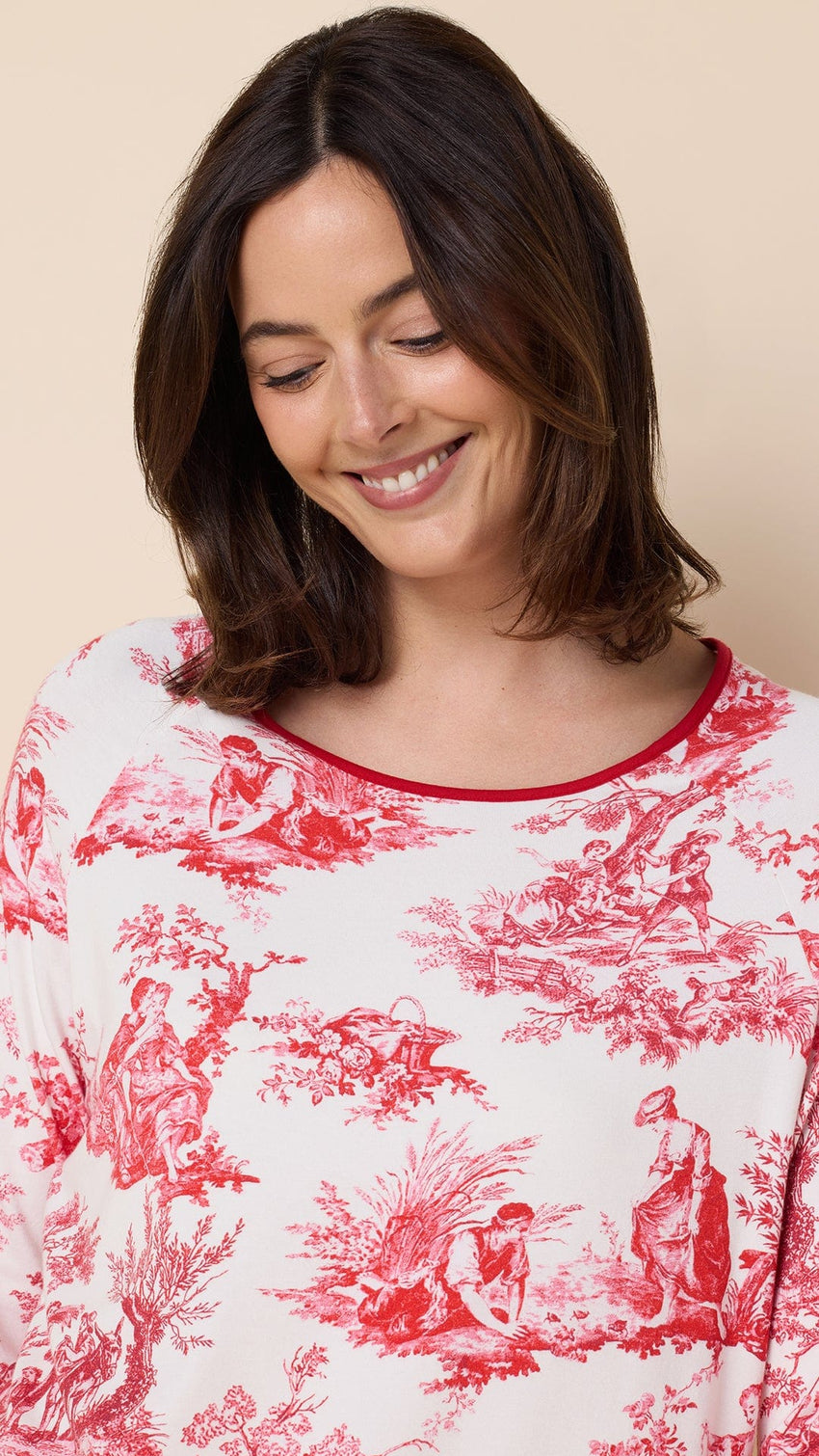 Idle Hours Pima Knit Simple Set Main White