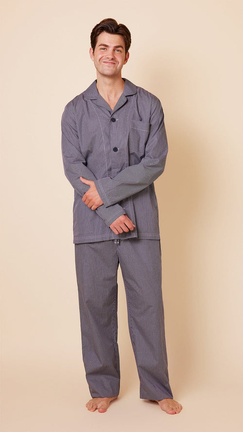 Charleston Men's Luxe Pima Pajama Navy Main