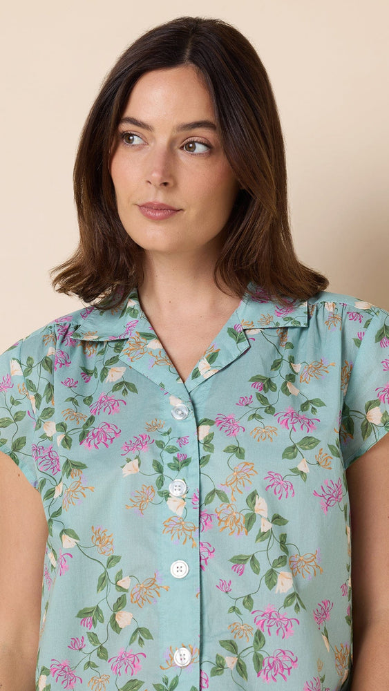 Pippa Voile Capri Main Green